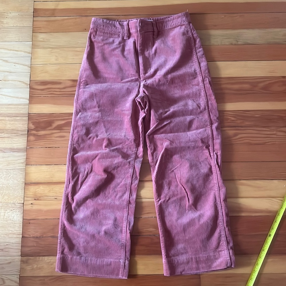 Slim Emmett crop corduroy